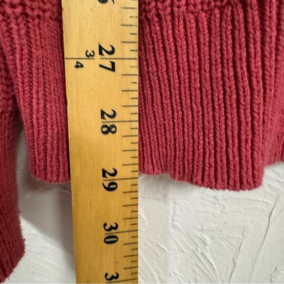 Ann Taylor Ribbed Knit Oversized Sweater Womens XL Mock Neck Slouchy Fall Preppy - Picture 8 of 10